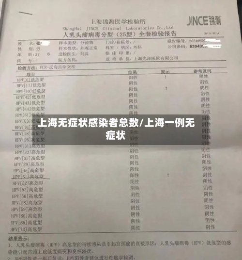 上海无症状感染者总数/上海一例无症状