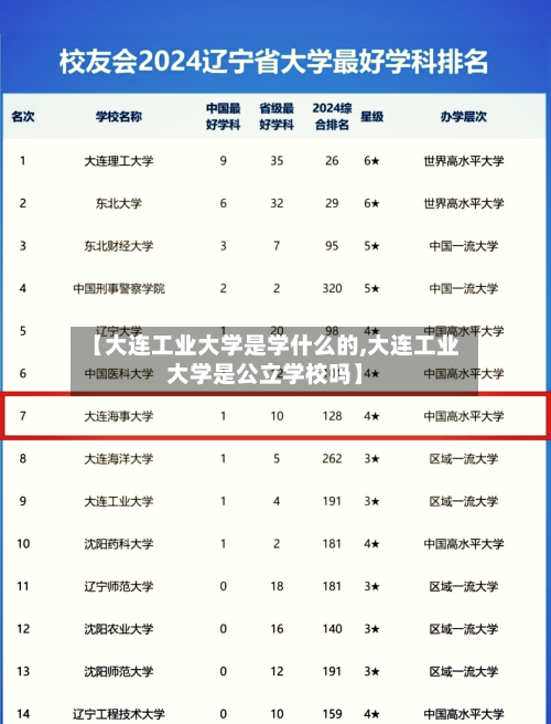 【大连工业大学是学什么的,大连工业大学是公立学校吗】-第3张图片