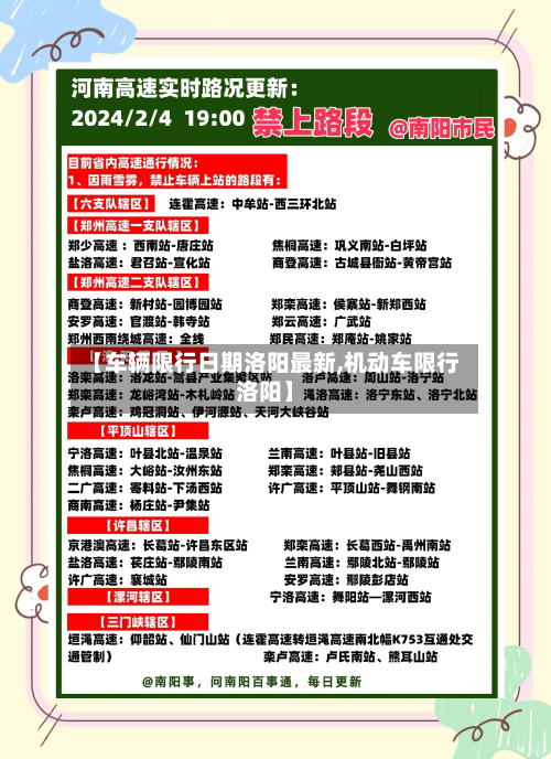 【车辆限行日期洛阳最新,机动车限行洛阳】-第2张图片