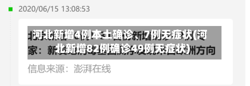 河北新增4例本土确诊、7例无症状(河北新增82例确诊49例无症状)-第3张图片