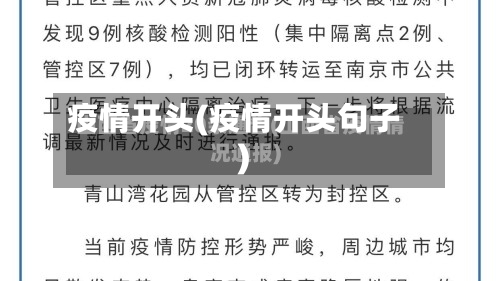 疫情开头(疫情开头句子)
