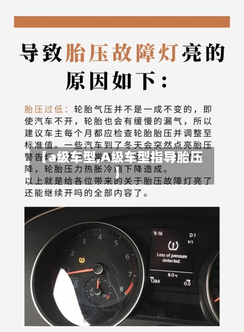 【a级车型,A级车型指导胎压】