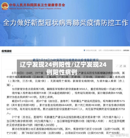 辽宁发现24例阳性/辽宁发现24例阳性病例-第2张图片