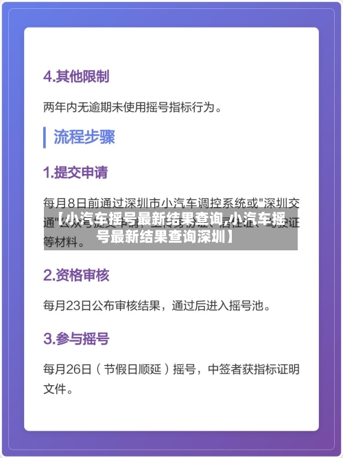 【小汽车摇号最新结果查询,小汽车摇号最新结果查询深圳】-第2张图片