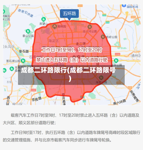 成都二环路限行(成都二环路限号)