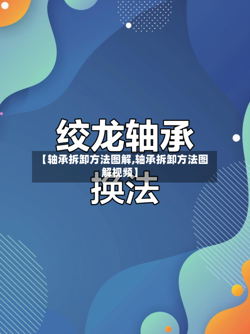 【轴承拆卸方法图解,轴承拆卸方法图解视频】-第3张图片