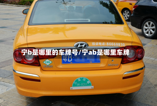 宁b是哪里的车牌号/宁ab是哪里车牌-第3张图片