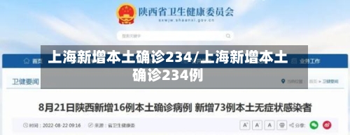 上海新增本土确诊234/上海新增本土确诊234例-第2张图片