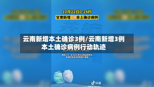 云南新增本土确诊3例/云南新增3例本土确诊病例行动轨迹-第3张图片