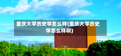 重庆大学历史学怎么样(重庆大学历史学怎么样啊)