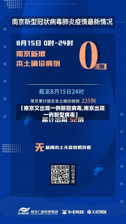 【南京又出现一例新冠病毒,南京出现一例新型病毒】