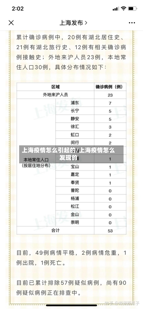 上海疫情怎么引起的/上海疫情怎么发现的-第2张图片