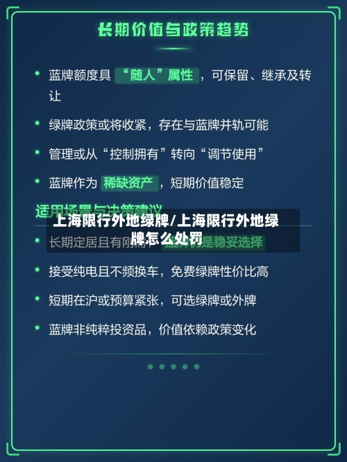 上海限行外地绿牌/上海限行外地绿牌怎么处罚-第3张图片