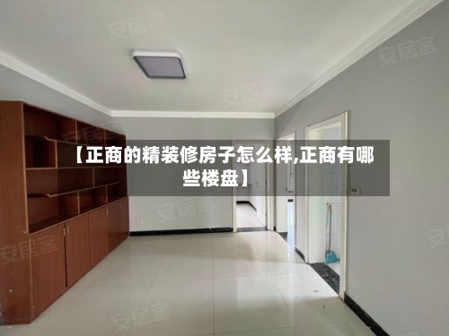 【正商的精装修房子怎么样,正商有哪些楼盘】