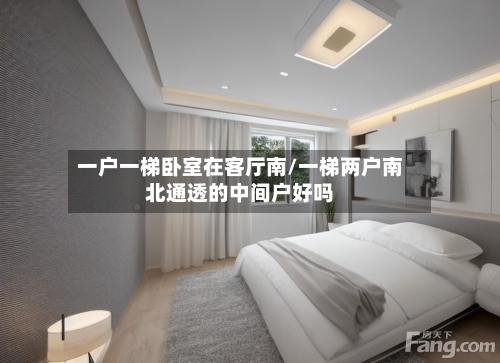 一户一梯卧室在客厅南/一梯两户南北通透的中间户好吗-第2张图片