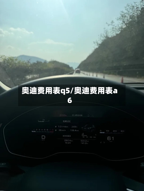 奥迪费用表q5/奥迪费用表a6