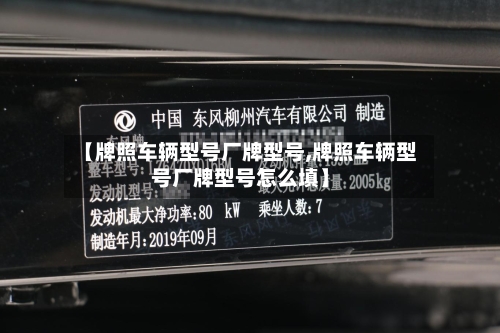 【牌照车辆型号厂牌型号,牌照车辆型号厂牌型号怎么填】
