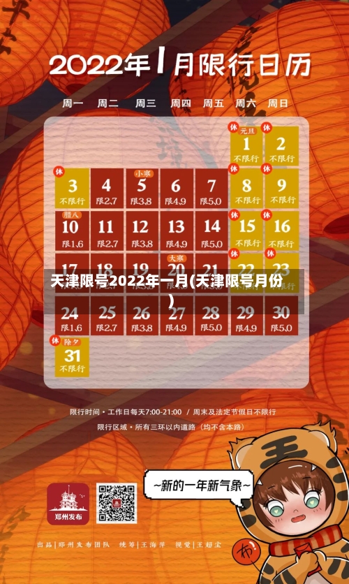 天津限号2022年一月(天津限号月份)
