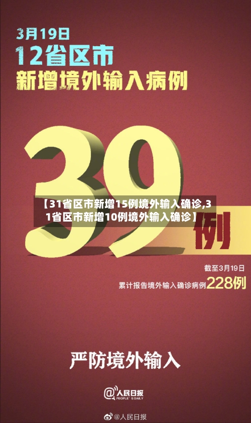 【31省区市新增15例境外输入确诊,31省区市新增10例境外输入确诊】-第2张图片
