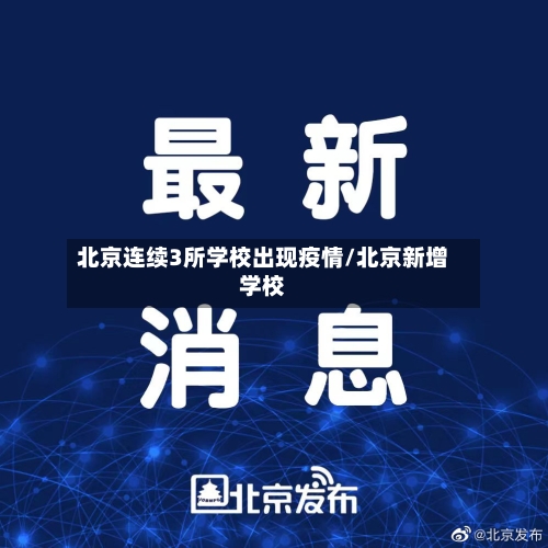 北京连续3所学校出现疫情/北京新增学校
