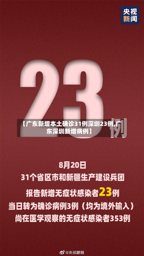 【广东新增本土确诊31例深圳23例,广东深圳新增病例】-第2张图片