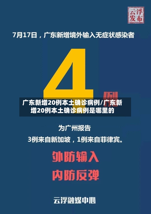 广东新增20例本土确诊病例/广东新增20例本土确诊病例是哪里的-第3张图片