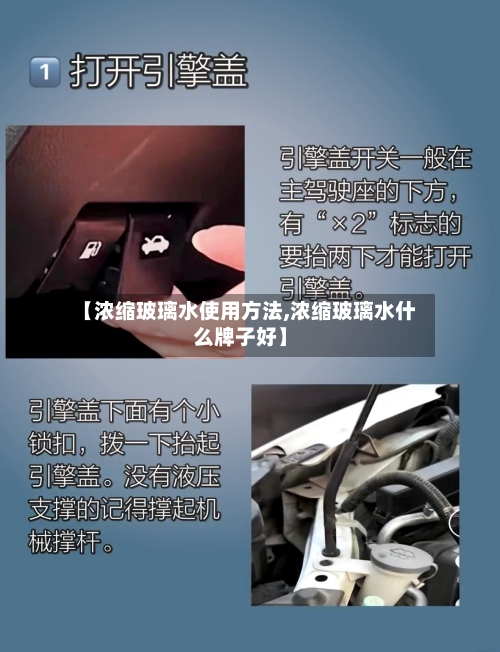 【浓缩玻璃水使用方法,浓缩玻璃水什么牌子好】