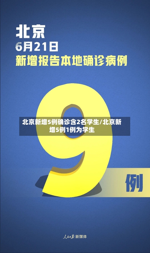 北京新增5例确诊含2名学生/北京新增5例1例为学生