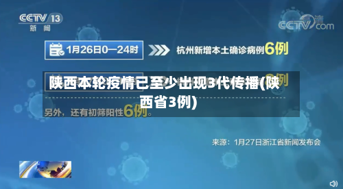 陕西本轮疫情已至少出现3代传播(陕西省3例)